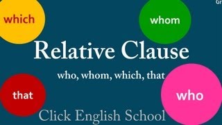 English Grammar  Learn How to Use Relative Clauses in English Online [upl. by Landsman]