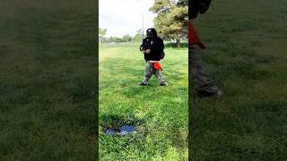 FISH IN A PUDDLE catchandrelease bluegill bass sunfish california pond leak socal [upl. by Eceinal878]