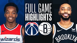 WIZARDS at NETS  FULL GAME HIGHLIGHTS  November 12 2023 [upl. by Cristin26]