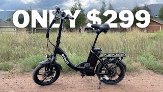 Best Affordable Folding Electric Bike On Amazon  ActBest Cityrun Review [upl. by Skipton]