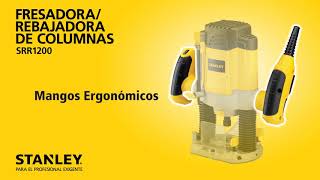 FresadoraRebajadora de Columnas de 1200W STANLEY  SRR1200 [upl. by Hussar340]