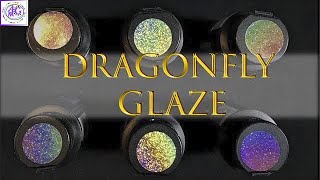 DRAGONFLY GLAZE  POLYMER CLAY TUTORIAL Color Shifting Paint [upl. by Nelaf]