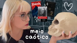 organizando minha estante do DRÁCULA 🧛🏻 e sendo caótica [upl. by Mallina]