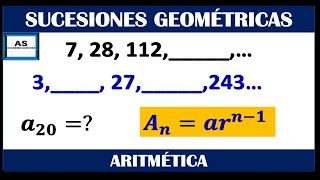 SUCESIONES GEOMÉTRICAS [upl. by Laetitia]