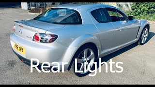 Mazda RX8 Rear Light Removal and Water Ingress Fix [upl. by Worsham]