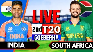 India vs South Africa 2nd T20  Live Cricket Match Today  IND vs SA Live Match Today  Innings 2 [upl. by Marquet]