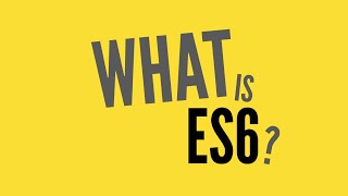 What is ECMAScript What is ES6 and ES2015 [upl. by Nnyleimaj]