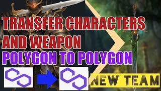 TRANSFER CHARACTERS FROM POLYGON TO POLYGON CRYPTOBLADES full video [upl. by Darline]