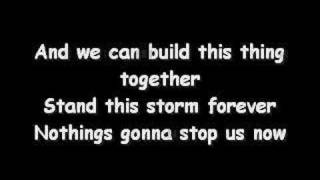 Jefferson Starship  Nothings gonna stop us now Lyrics [upl. by Fried]