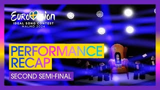 Ideal Eurovision 2024 SemiFinal Two  Performance Recap [upl. by Eloisa801]