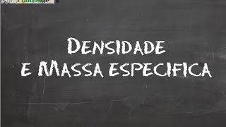 Fenômenos de Transporte Densidade e Massa Específica [upl. by Lash]