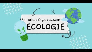 Résumé détaillé du module écologie générale شرح بالعربية لملخص فيه كل تفاصيل مادة ايكولوجي [upl. by Arber]