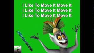 Madagascar King Julien  Move It  With Lyrics  Songtext [upl. by Anyak]