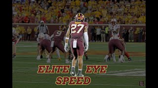 Tyler Nubin SMinnesota  2024 NFL Draft  vs Nebraska Wk 1 2023 [upl. by Jerman]