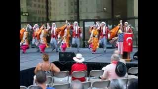 TUANA Turkish Folk Dance Group at the Chicago Turkish Festival 9122012 [upl. by Yttel138]