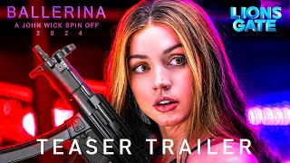 Ballerina  A JOHN WICK Spin Off Movie 2024  TEASER TRAILER  Keanu Reeves  ballerina trailer [upl. by Charbonneau]