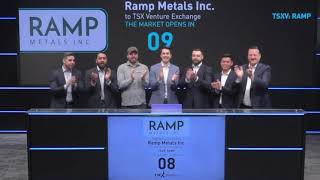 Ramp Metals Inc Opens the Market Thursday April 25 2024 [upl. by Jesh]