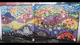 Fence Panel Mosaic Project 2016 [upl. by Ingeberg262]