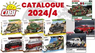 📖NEW Complete COBI catalogue 20244  Tanks planes cars cobi bricks [upl. by Monteria471]