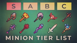 All Minion Tier List amp Comparison  Terraria 1449 [upl. by Rovner213]