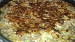 GÖÇMEN USULÜ PATATES MUSAKKA  Potato moussaka [upl. by Olegnaed958]