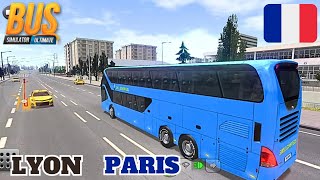 🌐Ruta 16 🛑Lyon  Paris 509 Km 🔵FRANCIA 🚧🚍BUS SIMULATOR ULTIMATE 💥Bus Neopan Skyliner 2020 [upl. by Jentoft516]