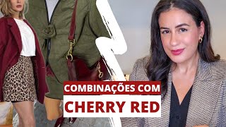 COMO USAR CHERRY RED 🍒 A cor do inverno 2024 [upl. by Beeson969]