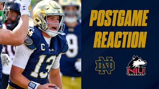 Notre Dame football vs NIU Huskies postgame reaction show  Irish lose a STUNNER 1614 [upl. by Nicolette]