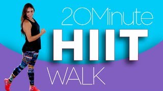 Torch those calories with this 20 Minute HIIT Walk [upl. by Carlota494]