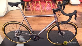 2018 Van Nicholas Skeiron Titanium Bike  Walkaround  2017 Eurobike [upl. by Fausta]