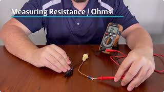 Measuring Resistance with a Digital Multimeter [upl. by Swanson]