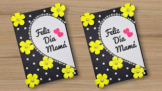 💛💛💛HERMOSA TARJETA para el día de la MADRE 💛💛💛 Mothers Day Card 😍DIY hecho a mano🌷 Card Womens Day [upl. by Melentha36]