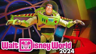 Buzz Lightyears Space Ranger Spin 2024  Magic Kingdom Ride at Walt Disney World 4K60 POV [upl. by Burt]