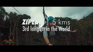 Zipline Mauritius  La Vallee des Couleurs Nature Park [upl. by Einiffit125]