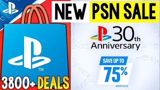 GIGANTIC NEW PSN SALE LIVE NOW PSN 30th ANNIVERSARY Sale 3800 Deals NEW PlayStation Deals 2024 [upl. by Yenar]