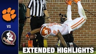 Clemson vs Florida State Extended Football Highlights 2016 [upl. by Silenay]