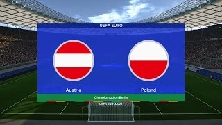 POLSKA  AUSTRIA EURO 2024  SYMULACJA [upl. by Ailyn]