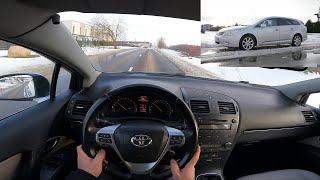 2011 Toyota Avensis III 22 D 4D 150 Hp  POV Test Drive [upl. by Eal]