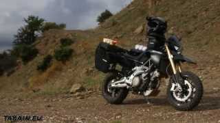 Aprilia Dorsoduro 750 trail riding [upl. by Sahpec]