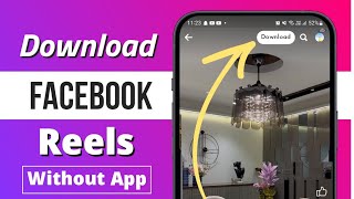 How to Download Facebook Reels without any App [upl. by Petta904]