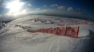 Belchen Schwarzwald  Skiabfahrt  Piste 3  Top Panorama [upl. by Eseilenna]