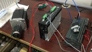 Stepper Motor with Siemens 200 PLC [upl. by Anaxor]