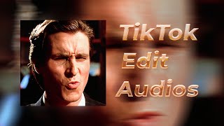 Herkesin Aradığı TikTok Edit Şarkıları  Edit için şarkılar Audio Edit 4 [upl. by Orest333]