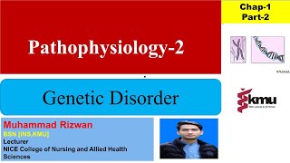 Pathophysiology2 Genetic Disorder UrduHindi  chap1part2  KMU Slides with MCQS [upl. by Orsini]