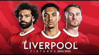 Epic Liverpool 202425 Fixtures Revealed amp Analysed I Premier League Fixtures Of All Top 7 Clubs [upl. by Eybba]