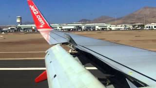 Lanzarote Airport  landing onboard [upl. by Aiden]