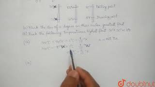 The figure shows three temperature scales with the freezing and boiling points of [upl. by Eiramanel]