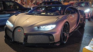 ADRIAN SUTIL IN HIS BUGATTI CHIRON IN MONACO CARSPOTTING 2024 [upl. by Suivatra]