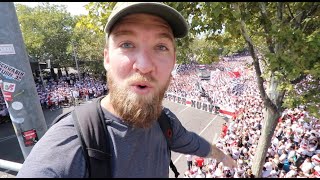 I went to VfB Stuttgarts FIRST HOME GAME and Karawane full day vlog Bad Cannstatt Germany [upl. by Berna233]