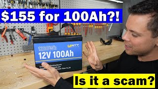 155 quotWattCyclequot LiFePO4 Budget Battery Tested Is it a Scam [upl. by Narod]